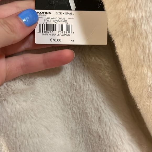 NWT Simply Vera Fur Jacket - Picture 4 of 4
